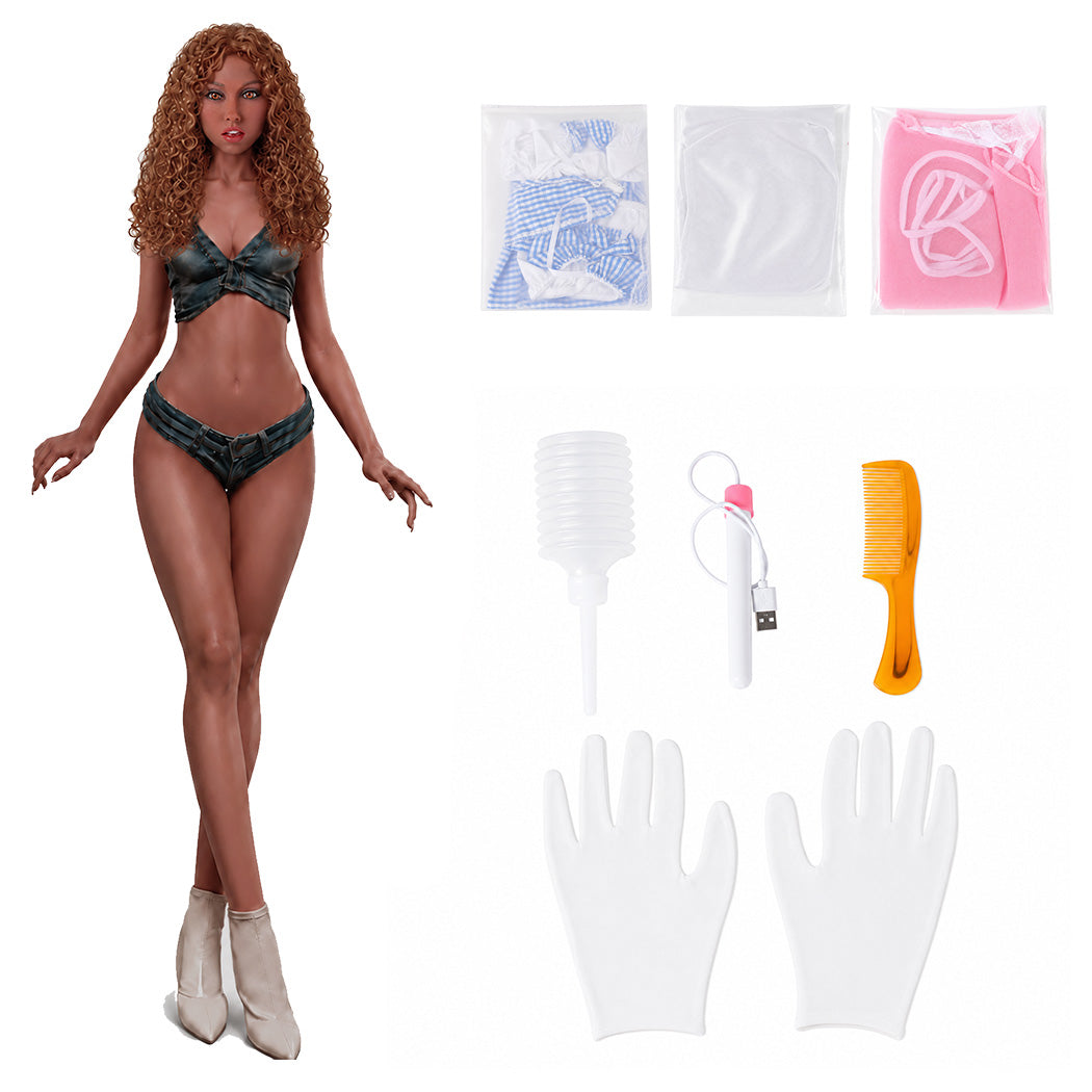 Urway Sex Doll Torso 158cm TPE Realistic Female Model Steel Frame Skin Tone