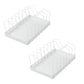 Toque Pots and Pans Organiser Saucepan Holder Storage Pull Out Rack Holder White