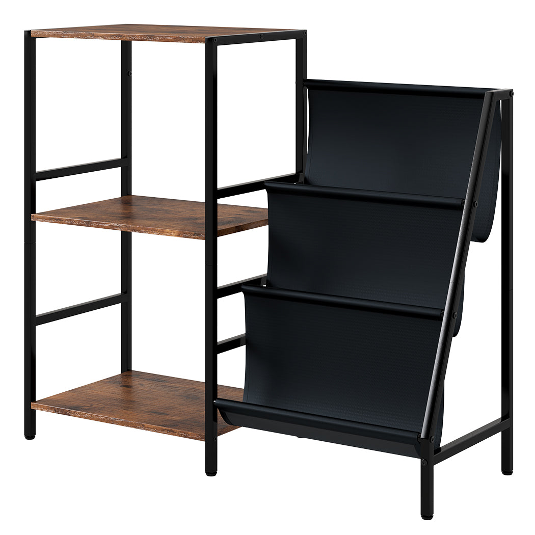 Levede 3-Tier Record Player Stand Vinyl Storage Up to 200 Albums Turntable Table