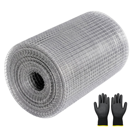 Lambu Rat Mesh Galvanized Steel 6mm 12mx20cm Roll Garden Pest Control Silver