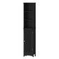 Levede Tall Bathroom Cabinet Storage 166cm Tallboy Cupboard Adjustable Shelf