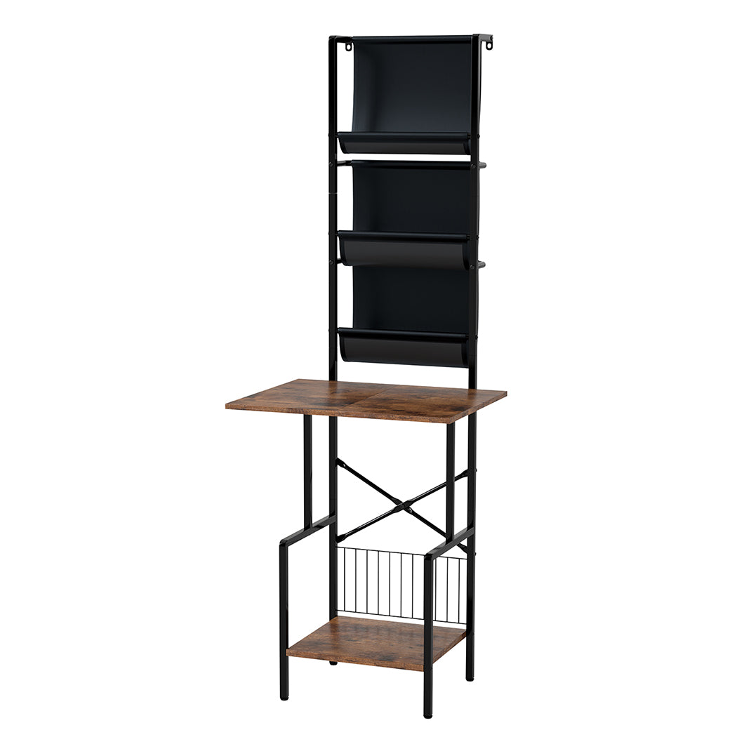 Levede Tall Record Player Stand Vinyl Storage Up to 200 Albums Turntable Rack