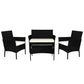 Levede 4PCS Outdoor Furniture Setting