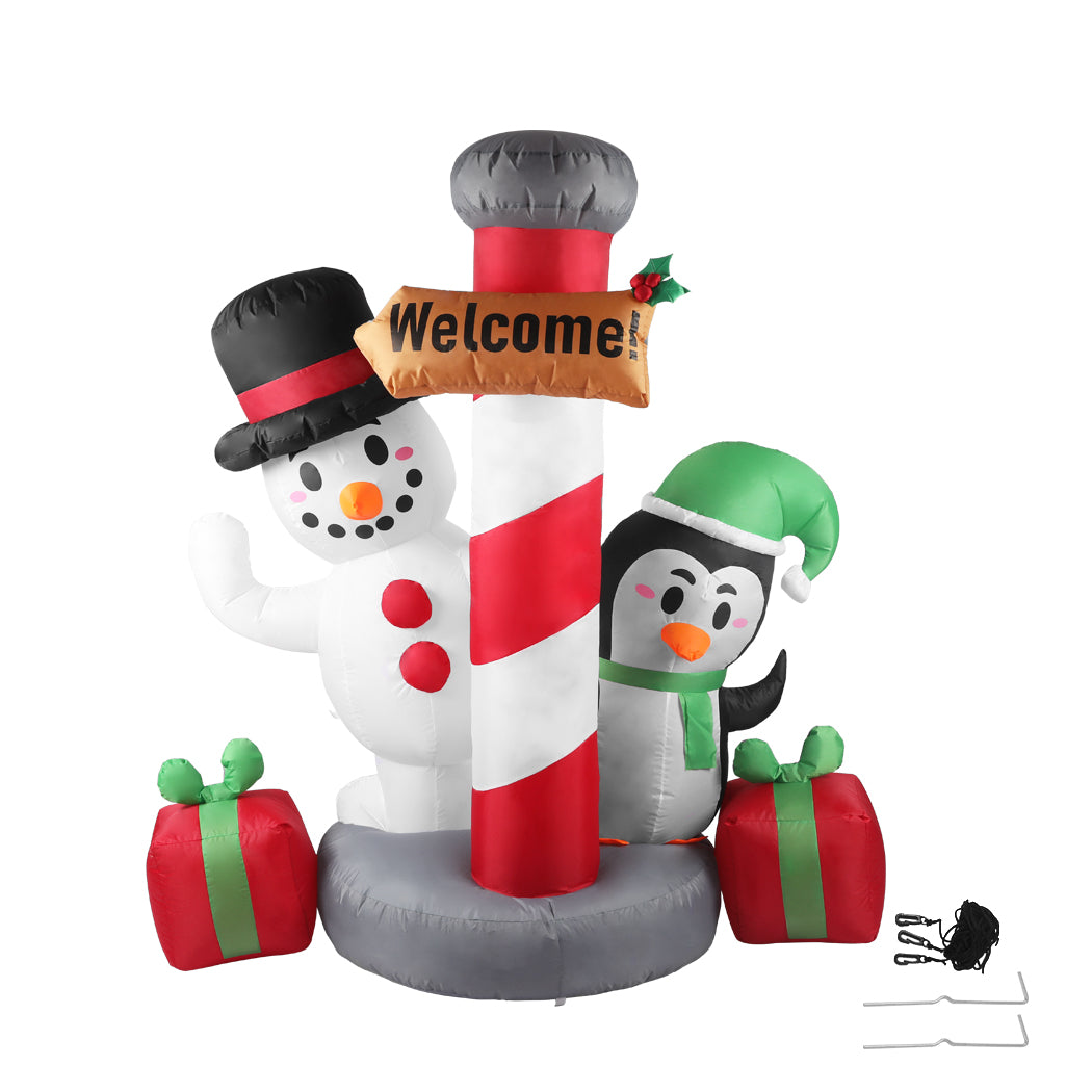 Santaco Inflatable Christmas Decor Pole