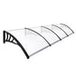 Mountview Window Door Awning Outdoor 1M X 4M Transparent 1x4M