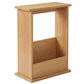Levede Narrow Side Table Magazine Rack Slim End Bedside Storage Table Bedroom