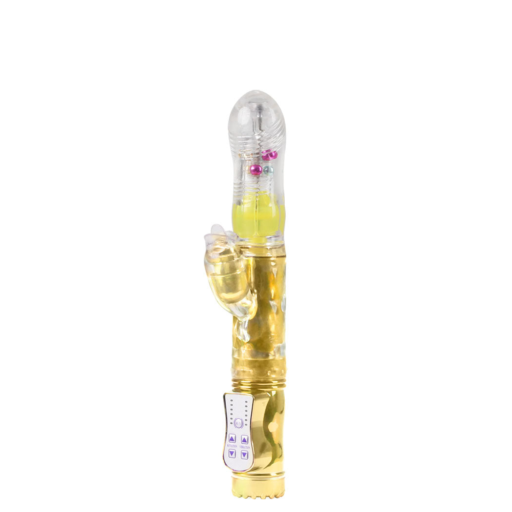 Urway Rabbit Vibrator Masturbator Thrusting Gold