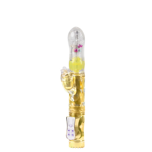 Urway Rabbit Vibrator Masturbator Thrusting Gold