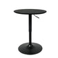 Levede Bar Table Swivel Gas Lift Counter Black
