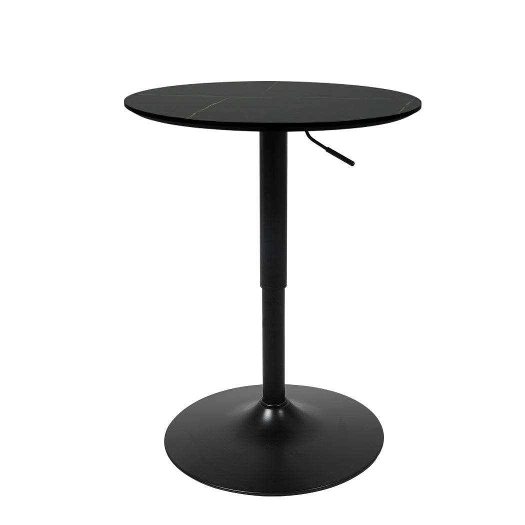 Levede Bar Table Swivel Gas Lift Counter Black