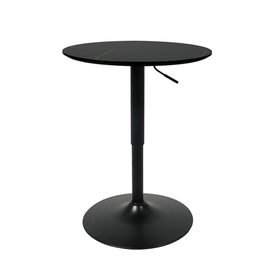 Levede Bar Table Swivel Gas Lift Counter Black