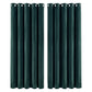 Marlow Blackout Curtains 2-Panel Velvet Room Darkening Eyelet Curtains 180x230cm