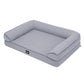 Pawz Cooling Orthopedic Dog Bed Waterproof Lining Washable Memory Foam Grey XL