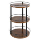 Toque Lazy Susan Turntable 3 Tier 360° Spin Pantry Organiser For Kitchen Brown