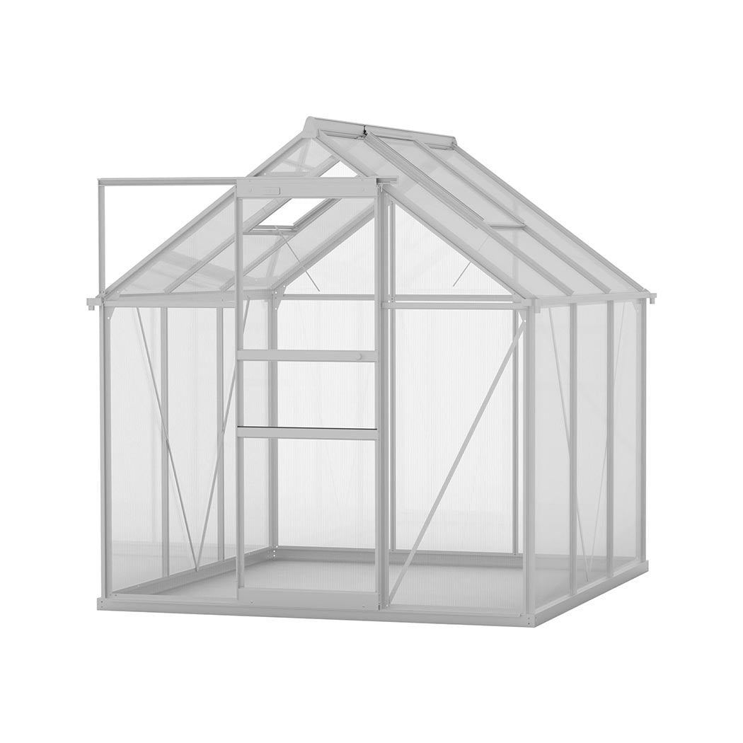 Lambu Greenhouse Aluminium Walk In Green