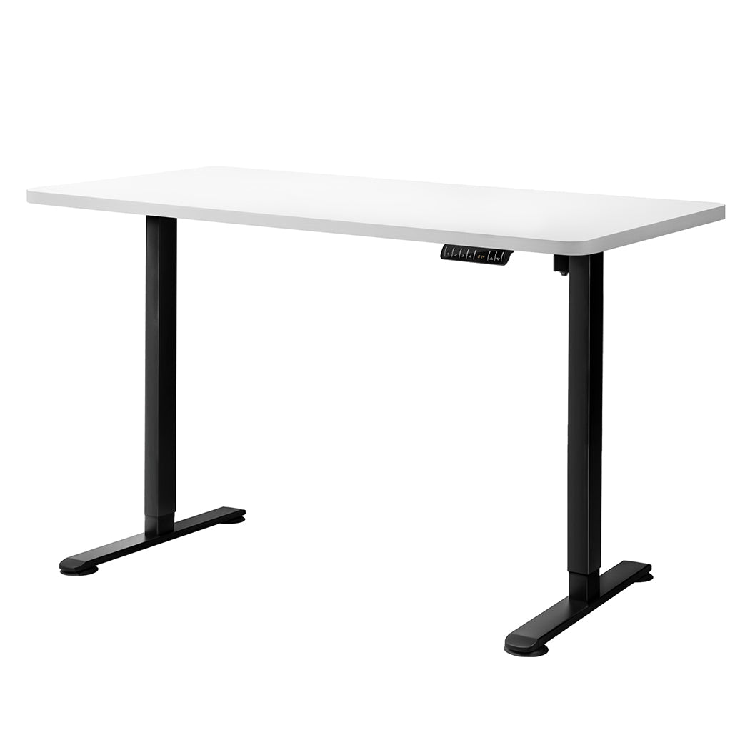 Levede Motorised Standing Desk Adjustable 140cm White 1000x 1MM