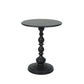 Levede Side Table Vintage End Round Black