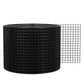 Mountview Bird Proofing Mesh Set PVC 60 Fixing Clips 30m for Solar Panel Black