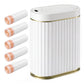 Toque Sensor Rubbish Bin Automatic Touchless 7L Butterfly Lid Bathroom White