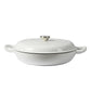 TOQUE 3.5L Enamel Dutch Oven Pan in White Colour
