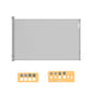 BoPeep Retractable Baby Safety Gates 300cm Grey 300 cm