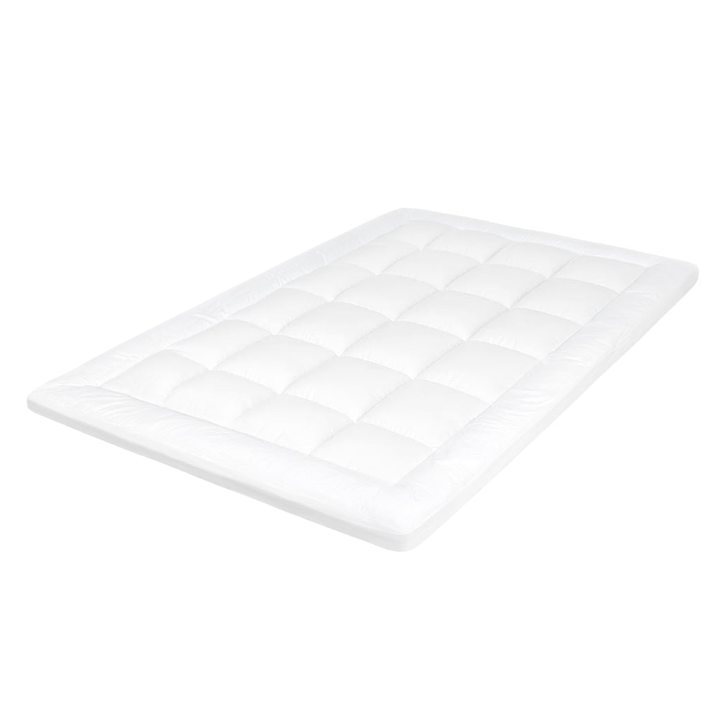 Dreamz Mattress Topper Pillowtop Cover Protector Single