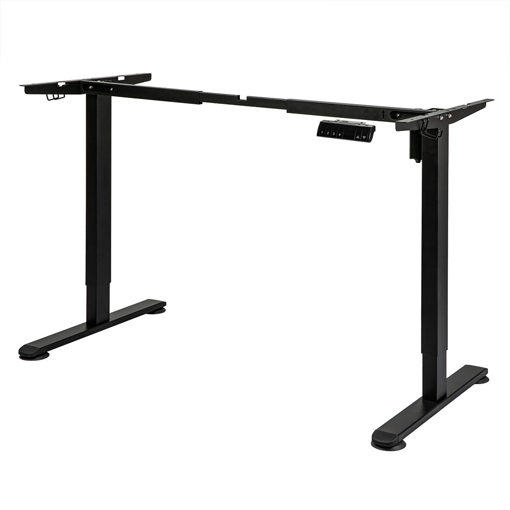 Levede Motorised Standing Desk Frame Black Single Motor