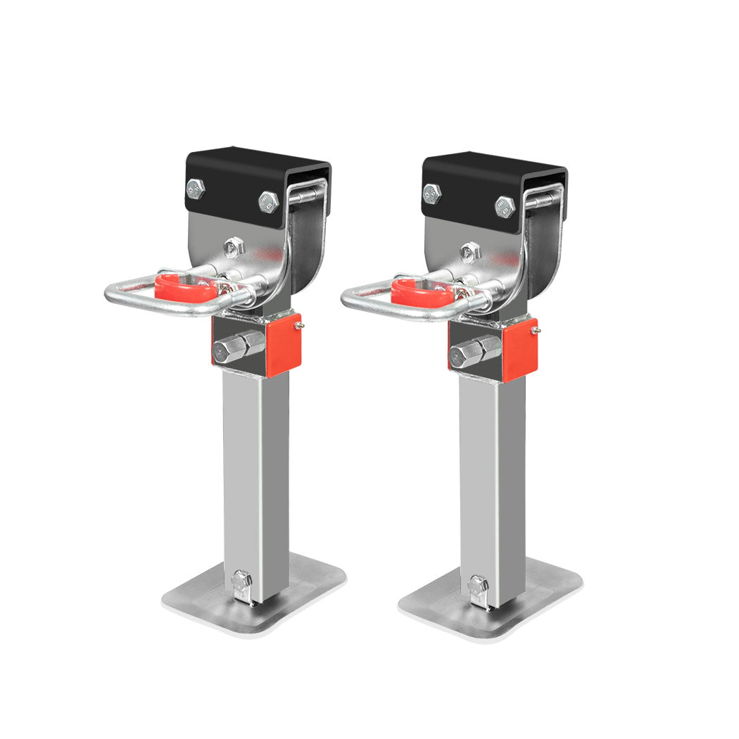 Manan 2X 410mm-545mm Drop Down Corner Silver