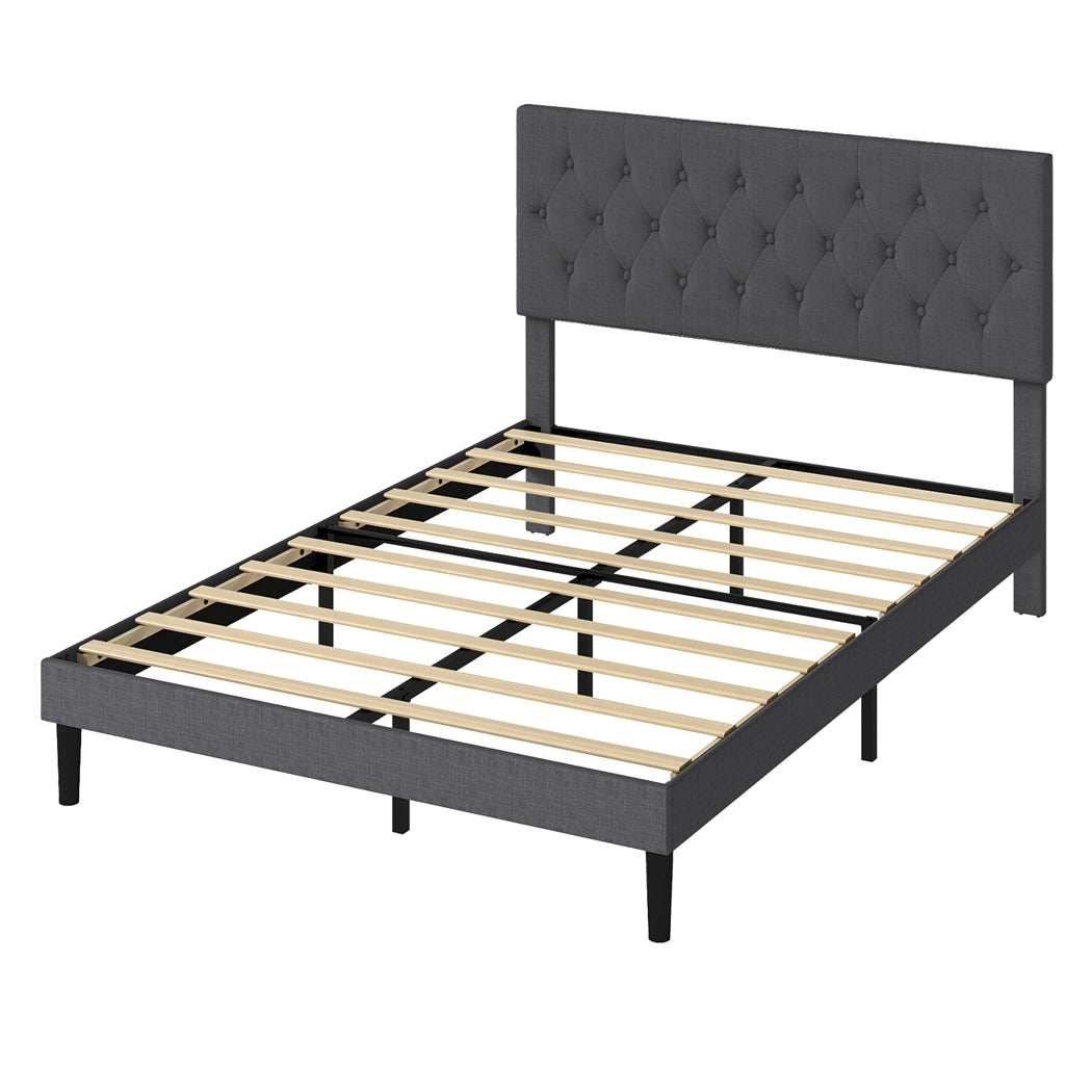 Levede Bed Frame Upholstered Platform Mattress Base Queen