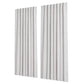 Marlow 100% Blackout Curtains Thermal Linen Look Blockout Drapes 2-Panel Bedroom
