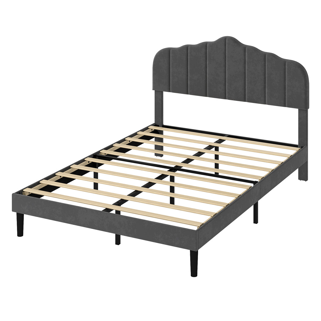 Levede Bed Frame Upholstered Platform Mattress Base Queen