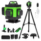 Traderight 16 Lines Green Laser Level Cross Measure Tool Tripod 360° Rotary