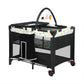 BoPeep Baby Cot Bed Crib Portable Bassinet Black