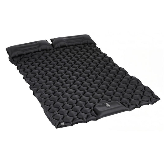 DreamZ Camping Mattress Sleeping Pad Inflation 40D Nylon TPU Camping Black