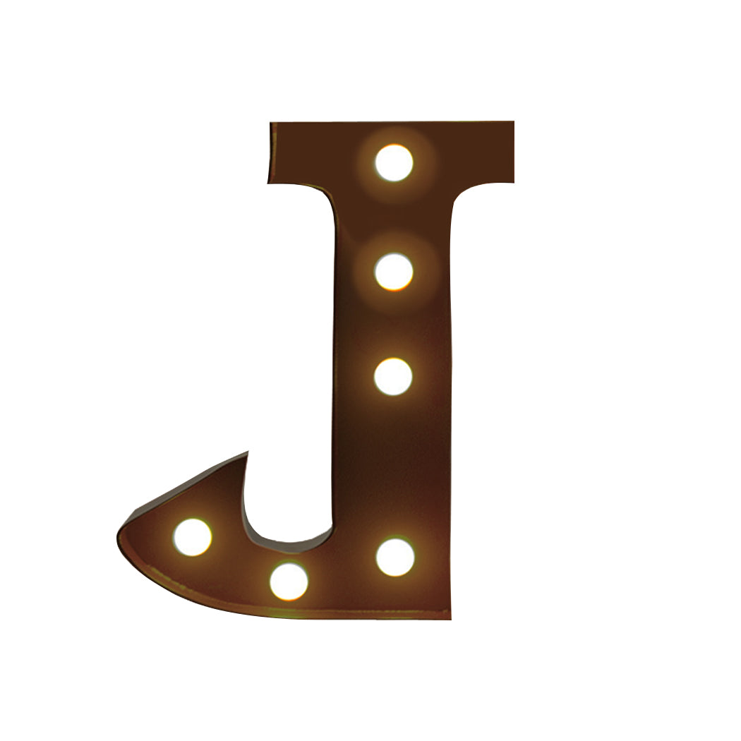 LED Metal Letter Lights Free Standing