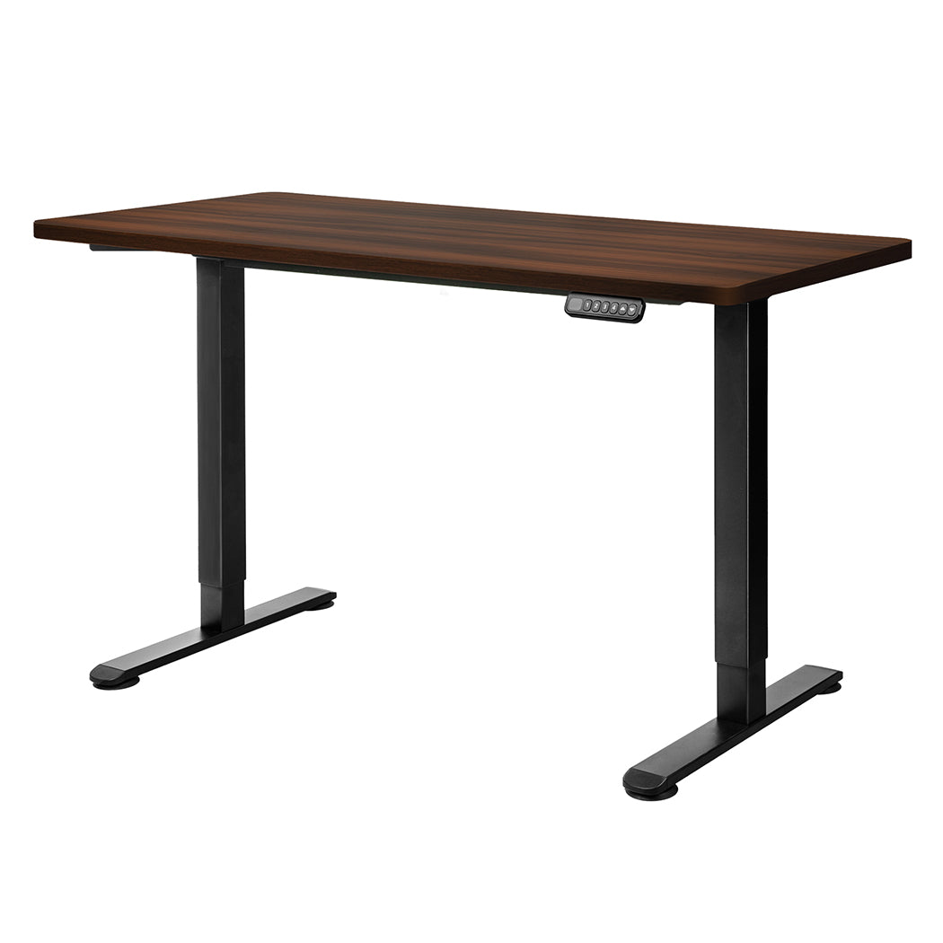 Levede Motorised Standing Desk Adjustable 120cm Walnut 800x 1.5MM