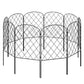 Mountview 10 Pcs Garden Fence Border Rustproof Metal