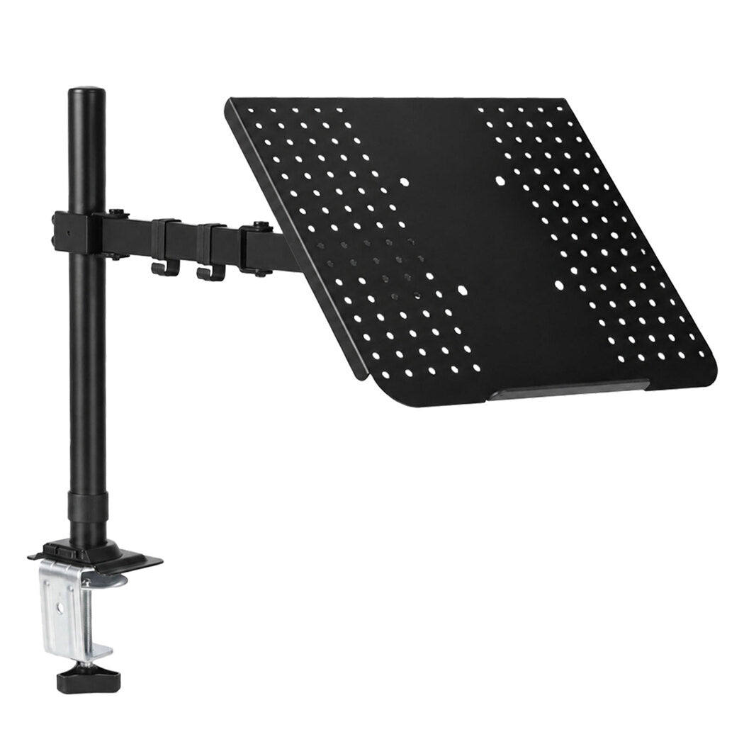 Levede Single Monitor Arm Desk Mount for 13-32 Inch Height Adjustable Black