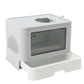 PaWz Foldable Cat Litter Box Tray Enclosed Grey