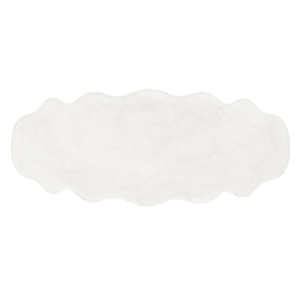 Marlow Floor Rug Area Rugs Cloud Fluffy 80X200cm White