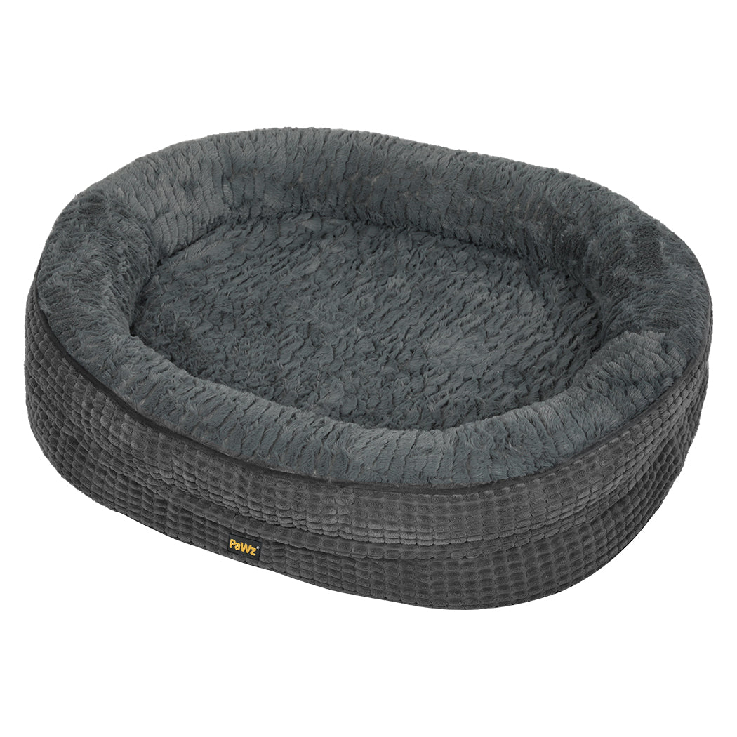 Pawz Orthopedic Plush Dog Bed Soft Washable Pet Bed Grey Cosy Cushion XXL Size