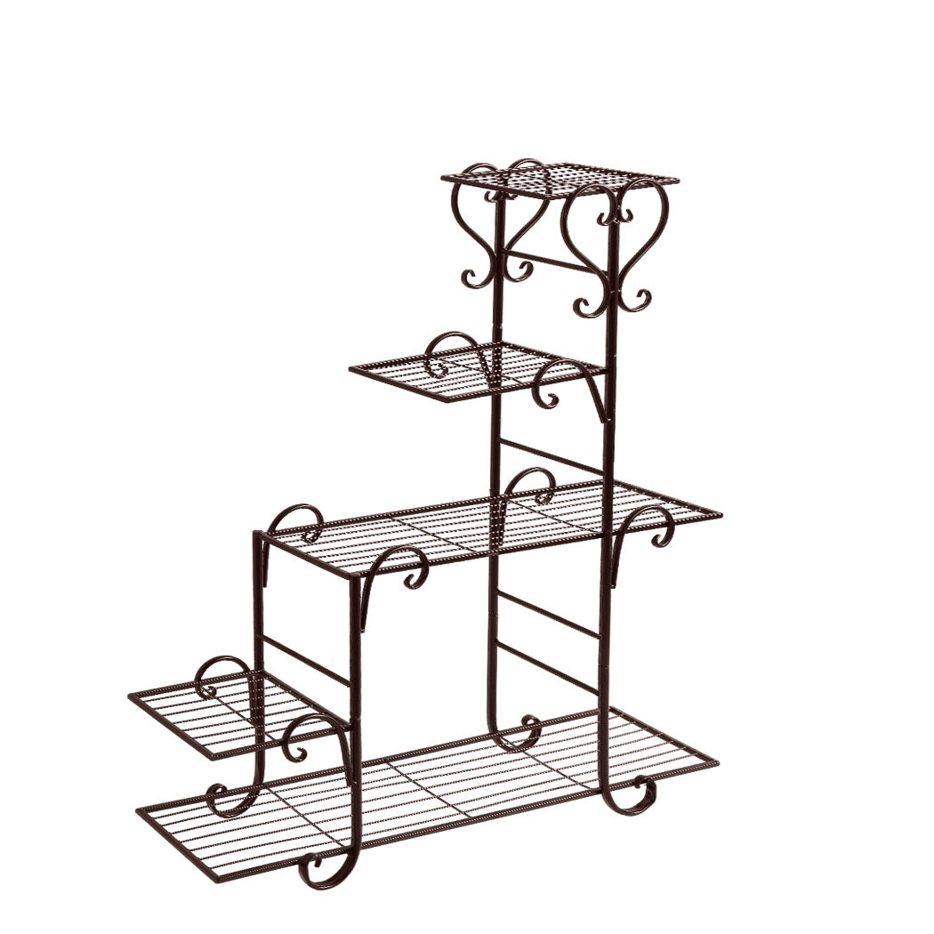 Levede Plant Stand Outdoor Indoor Metal Bronze