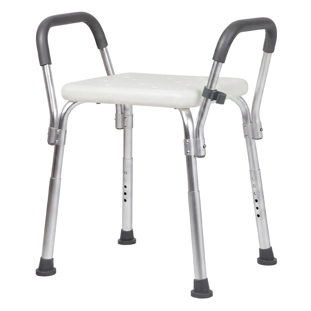 Levede Adjustable Shower Chair Bath Seat with Arms Portable Non Slip Bathroom