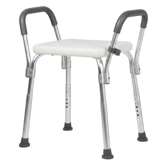 Levede Adjustable Shower Chair Bath Seat with Arms Portable Non Slip Bathroom