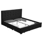 Levede Queen Bed Frame Fabric Tufted Dark Grey