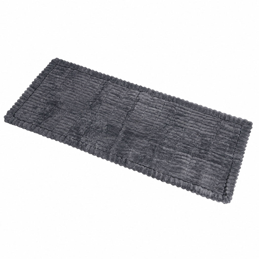 Marlow Sofa Cover Lounge Plush Pet Couch Cover Non-Slip Dark Grey 70x150cm