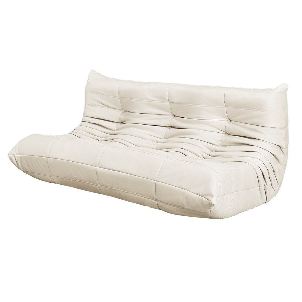 Levede 3 Seaters Floor Sofa Caterpillar Lounge