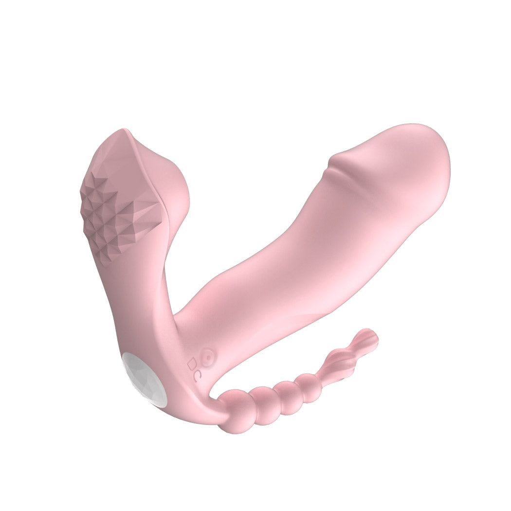 Urway Wearable Dildo Vibrator Stimulator Pink