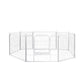 PaWz 8 Panel 24'' Pet Dog Playpen Puppy White 24 inch