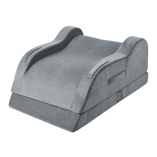 DreamZ Leg Elevation Pillow After Surgery Gel Memory Foam Double Leg Grey